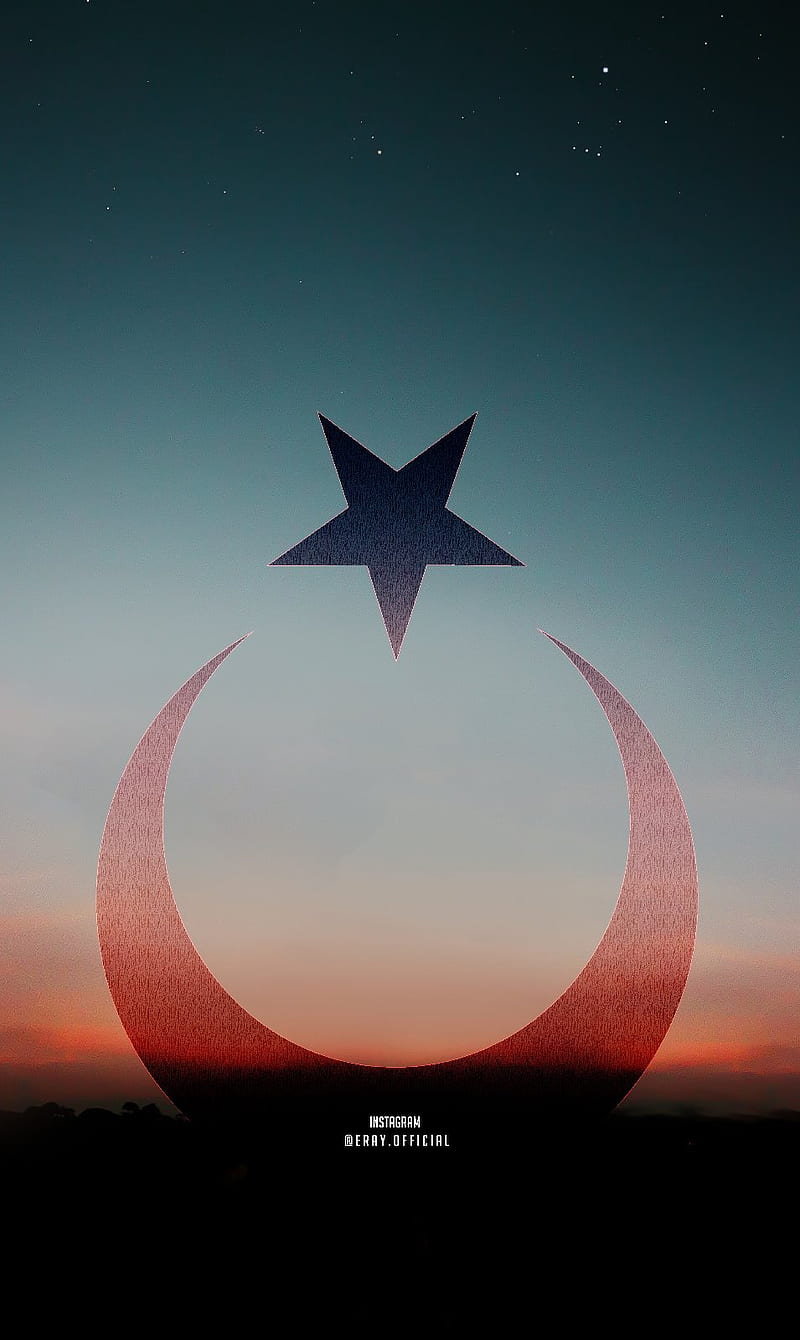 turk ayyildiz, asker, ay, flag, moon, savas, sky, turk bayragi, yildiz, HD phone wallpaper