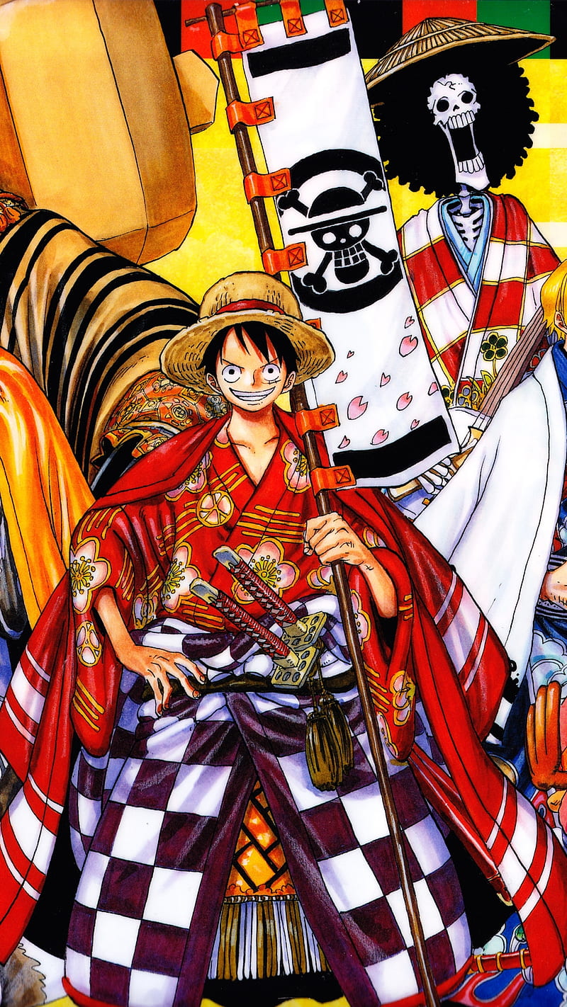 Luffy, one piece, wano arc, HD wallpaper