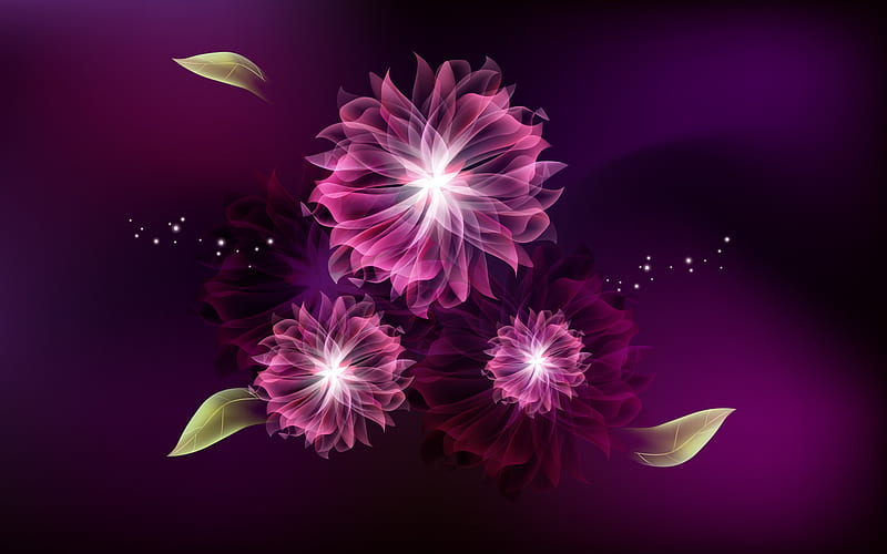 Abstract flower, flower, abstract, mauve, light, HD wallpaper | Peakpx