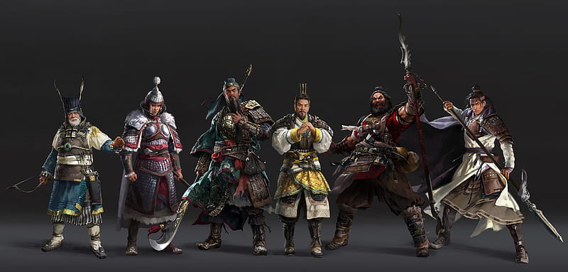 dynasty warriors, huang zhong, guan yu, liu bei, ma chao, total war: three kingdoms, Games, HD wallpaper