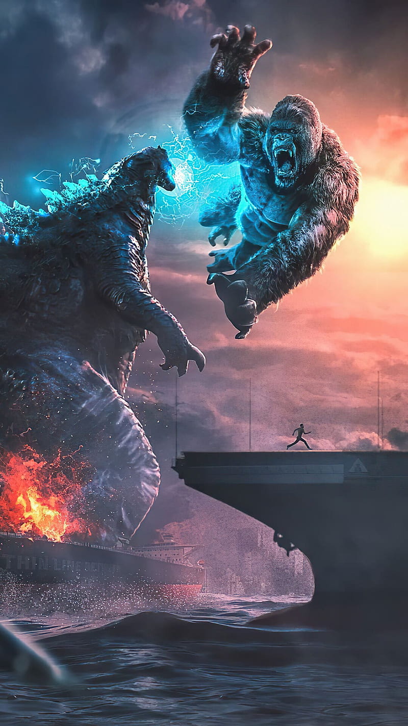 Godzilla Vs Kong, Godzilla Movie, HD phone wallpaper