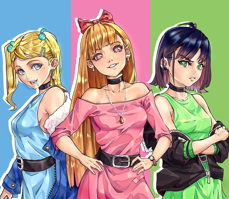 HD wallpaper: anime, anime boys, anime girls, Powerpuff Girls, Buttercup |  Wallpaper Flare