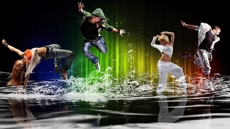 dance mood, stage, dance, rock, light, HD wallpaper