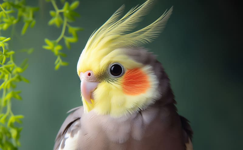 Beautiful Cockatiel Parrot Portrait Art Ultra, Cute, beautiful, cockatiel,  parrot, HD wallpaper | Peakpx