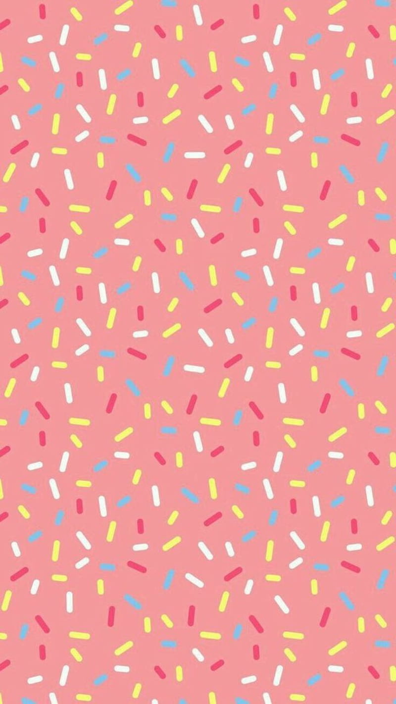 Sprinkles, colors, cute, simple, HD phone wallpaper