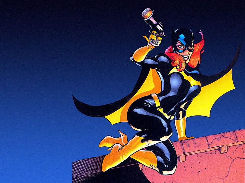 Batgirl is Harley in disguise, fun, cartoon, woman, other, HD wallpaper