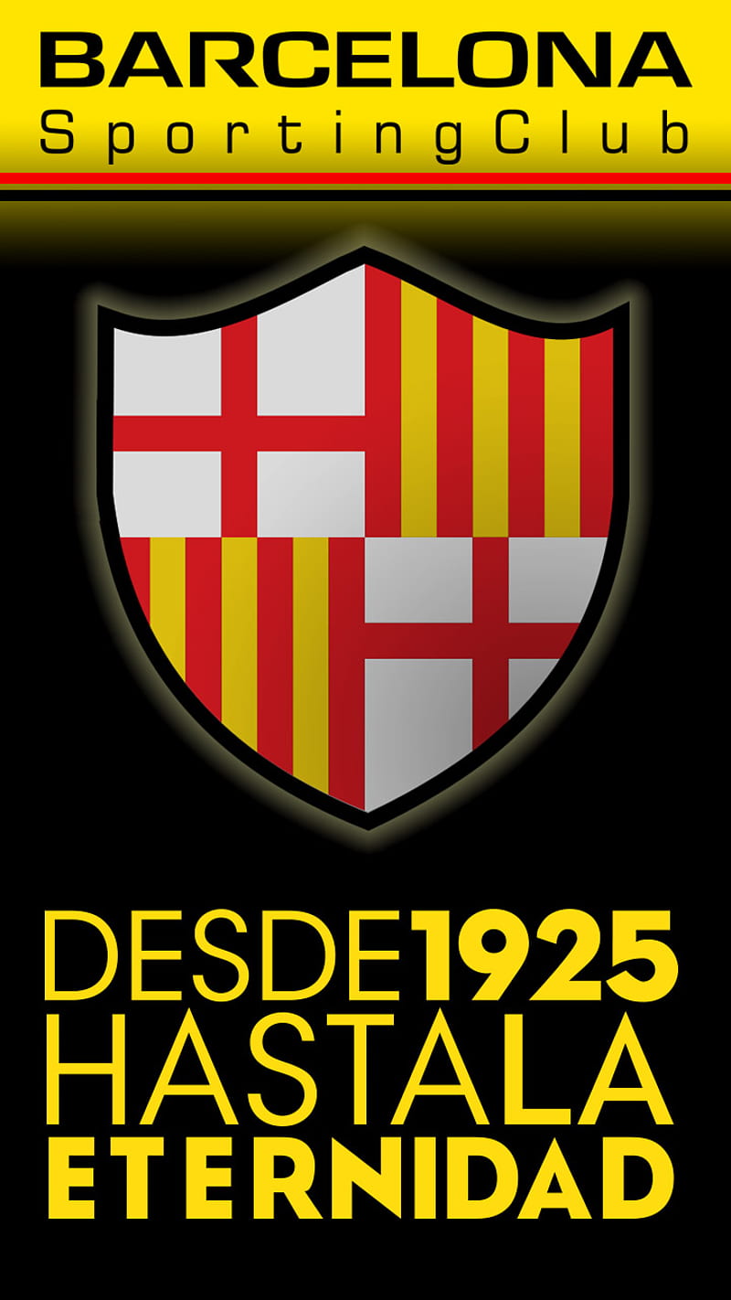 Barcelona 1925, barcelona sporting club, bsc, ecuador, football, HD phone  wallpaper | Peakpx