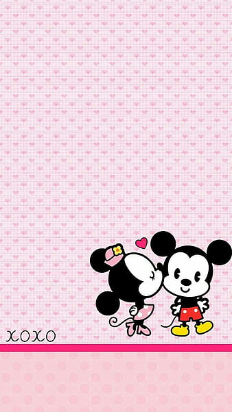 HD wallpaper: Walt Disney Mickey And Minnie Love Couple Wallpaper Hd  1920×1080