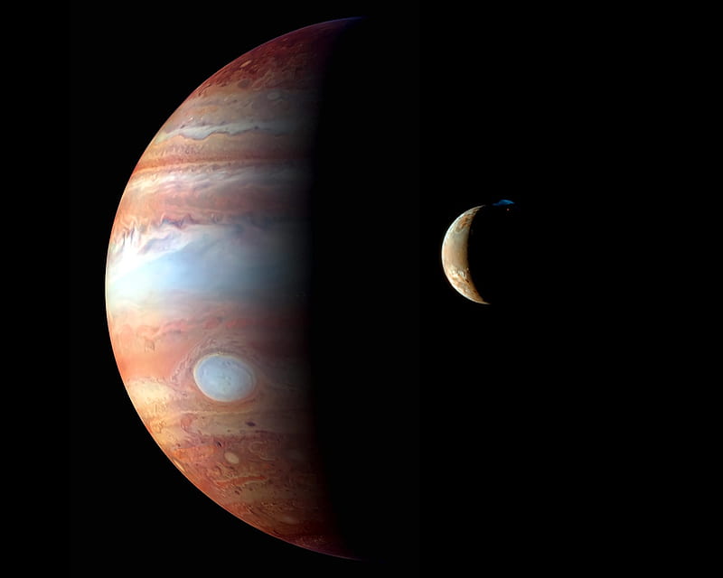 Planet Jupiter, jupiter, moon, planet, space, HD wallpaper