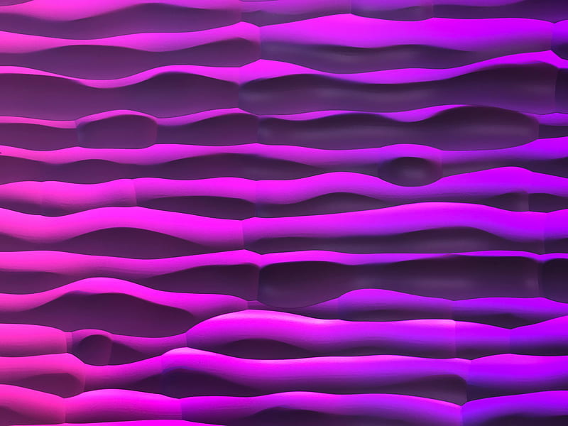 wall, backlight, glow, purple, HD wallpaper
