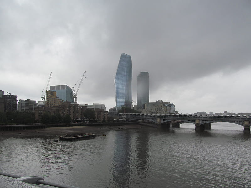 Blackfriars, London, Towers, Skyscrapers, UK, HD wallpaper