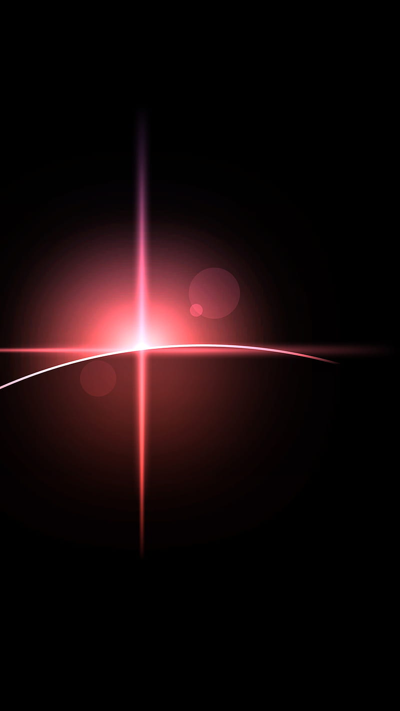 Red Sun Planet Space, Red, amoled, cosmos, galaxy, planet, space, star, HD phone wallpaper