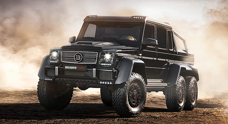 2013 BRABUS B63S-700 6x6 based on Mercedes-Benz G63 AMG 6x6 - Front , car, HD wallpaper