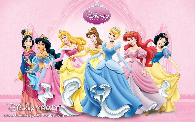 Disney Princesses, Disney Princess Pink, HD wallpaper