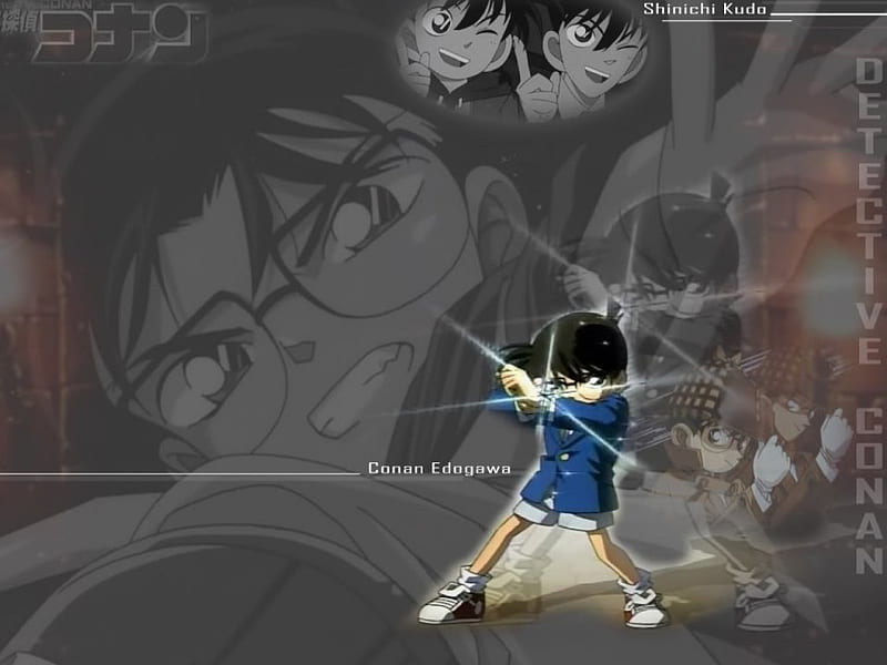 Detective Conan, Shinichi Kudo, Watch, Conan Edogawa, Male, HD wallpaper