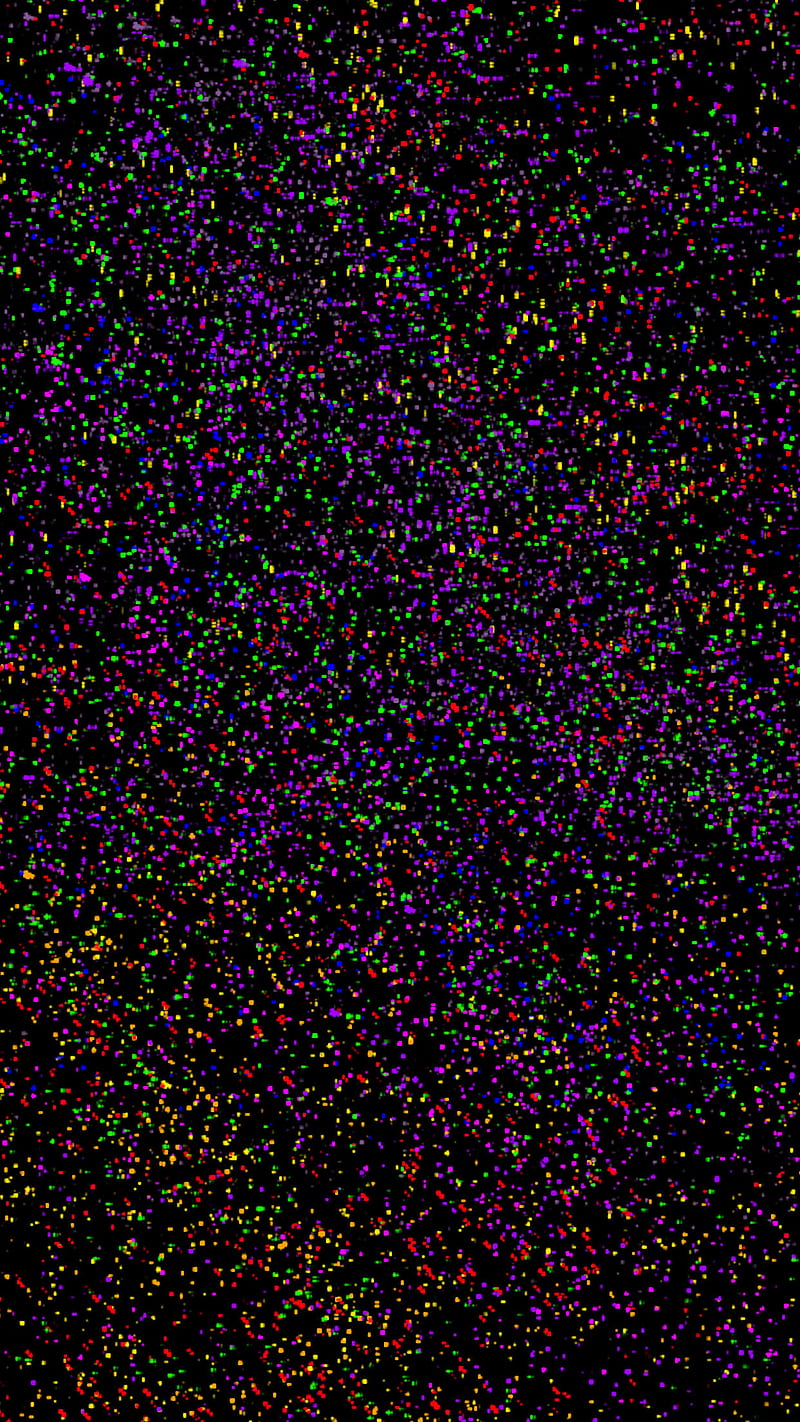 Pixelated Rainbow, abstract, black, blue, galaxy, green, indigo, iphone, iphone7plus, orange, pixels, purple, red, violet, yellow, HD phone wallpaper