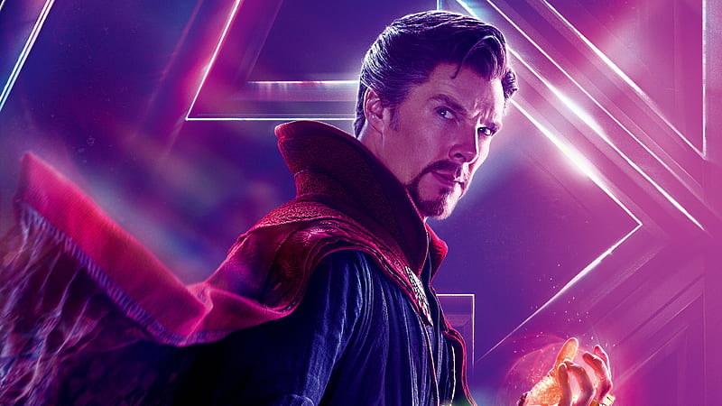 Doctor Strange In Avengers Infinity War Poster, doctor-strange, avengers-infinity-war, 2018-movies, movies, poster, HD wallpaper