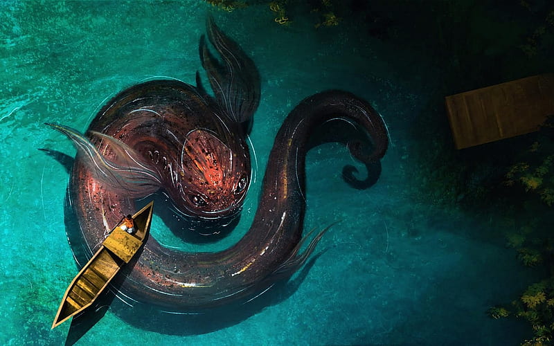 HD fantasy art sea monsters wallpapers | Peakpx