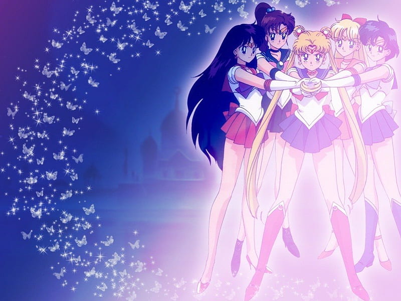 Hot Anime Sailor Moon Mercury Mars Jupiter Women Girl Swimsuits Bikini Swimwear