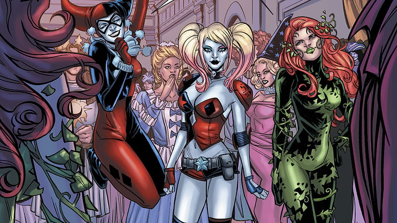 Quinn comics ivy harley poison Harley Quinn
