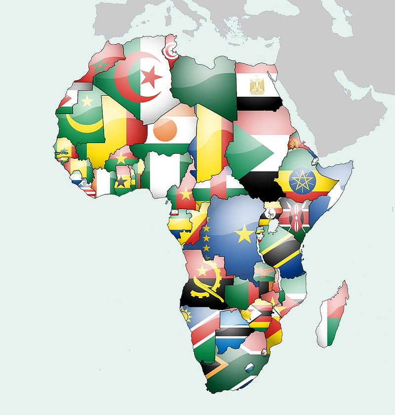 Geographic Africa, cool, country, earth, flag, flags, geography, maps, nature, world, HD phone wallpaper