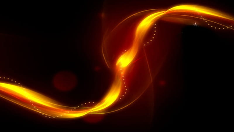 Fire Swirl, fire, swirl, bokeh, flames, HD wallpaper