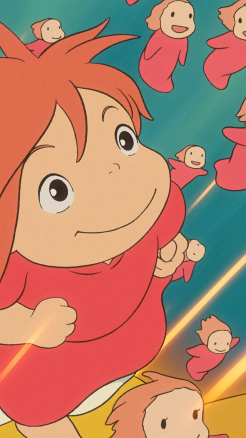 Ponyo on the Cliff bởi the Sea  Studio Ghibli hình nền 43172831  fanpop