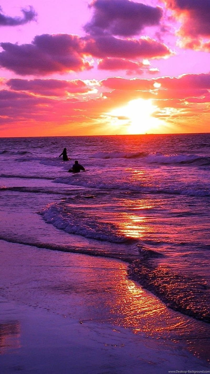 Best Sunset beach iPhone HD Wallpapers  iLikeWallpaper