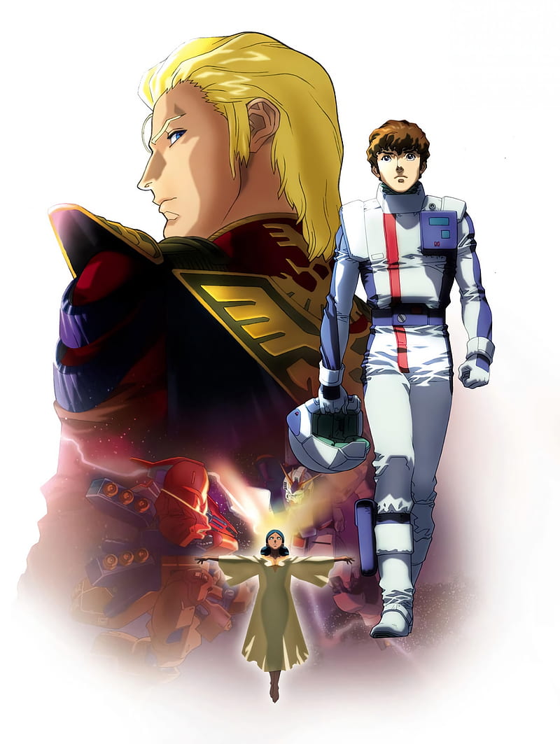 Gundam, Char Aznable, Amuro Ray, Mobile Suit Gundam Char's Counterattack, Sazabi, Nu Gundam, Lalah Sune, space, Universal Century, robot, HD phone wallpaper