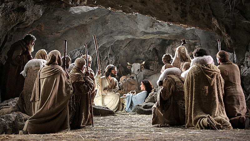 The Nativity, Joseph, Wise, Baby Jesus, People, Men, Mary, HD wallpaper