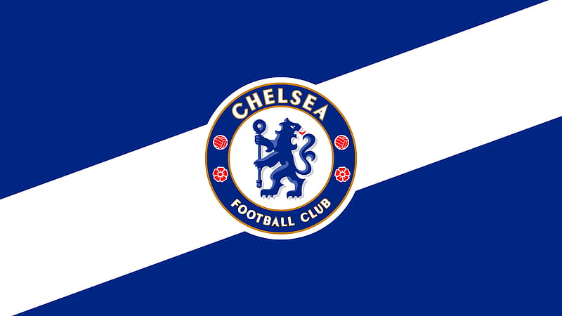 Chelsea F.C. Emblem Logo Soccer Blue White Background Chelsea F.C, HD wallpaper