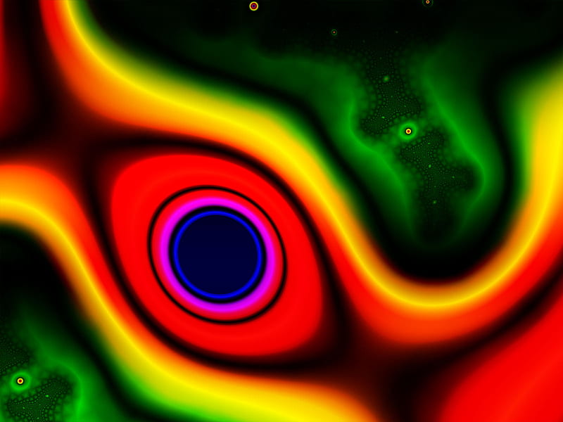 Eye of the storm, vivid colours, storm, abstract, eye, HD wallpaper