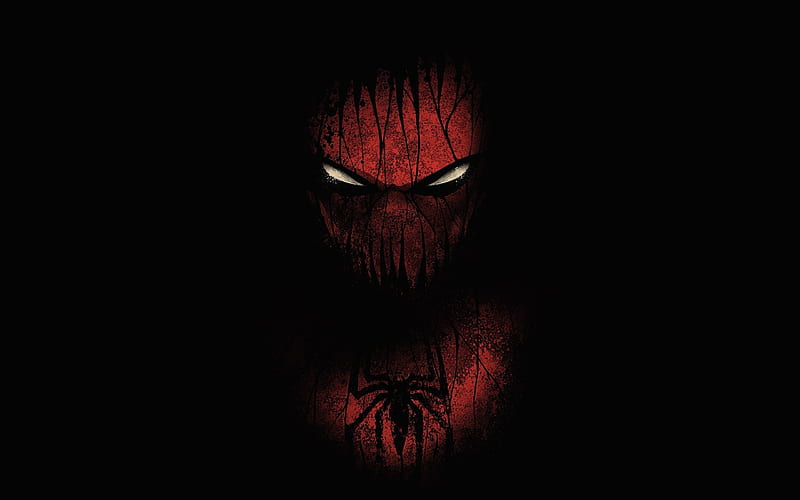 Spider Man Dark, avengers, black, evil, marvel, red, spider man, HD  wallpaper | Peakpx