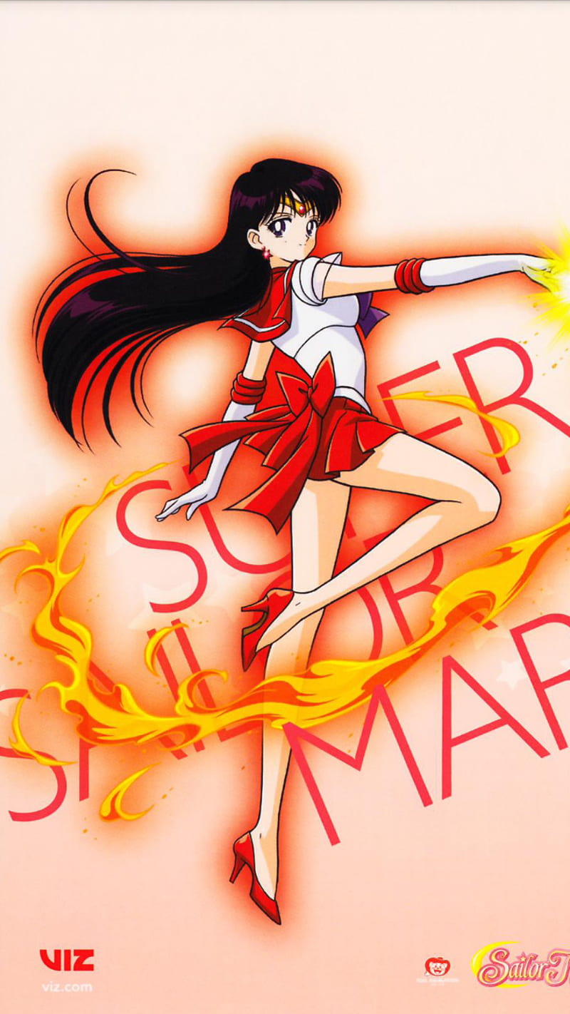 Super Sailor Mars, moon, HD phone wallpaper