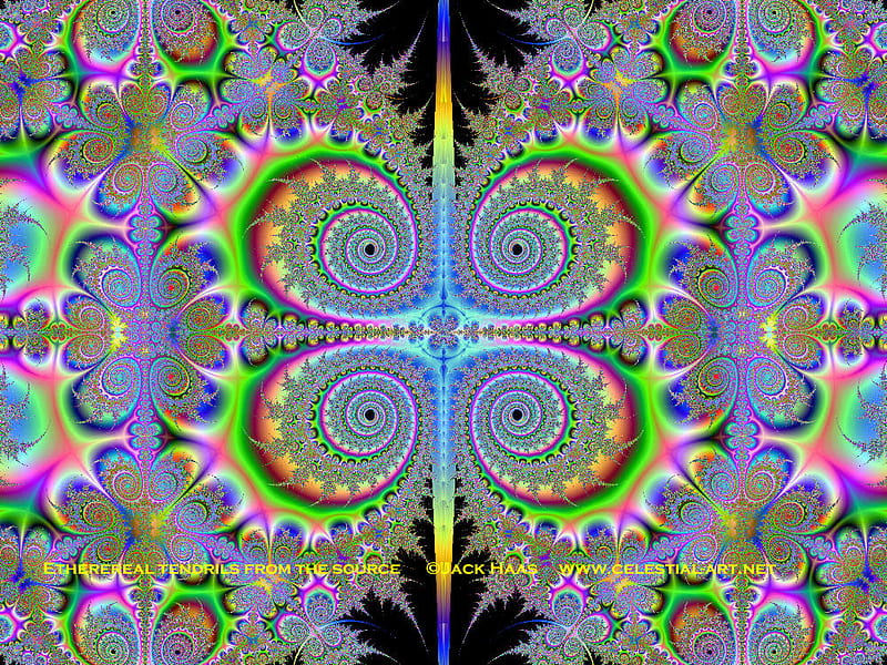 Psychedelic art etheral tendrils source jack , colors, psicodelia,  hippie, HD wallpaper | Peakpx