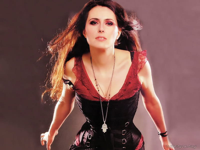 Sharon den Adel - Within Temptation, adel, dutch, sharon, woman, singer, metal, gothic, heavy, within, temptation, HD wallpaper