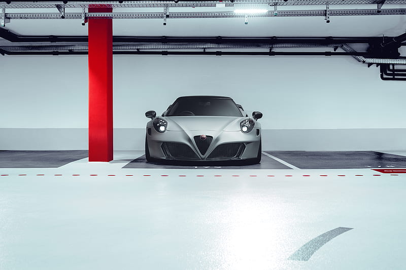 2020 Alfa Romeo 4C Nemesis Pogea Racing Front 10k, alfa-romeo-4c, alfa-romeo, carros, 2020-cars, HD wallpaper