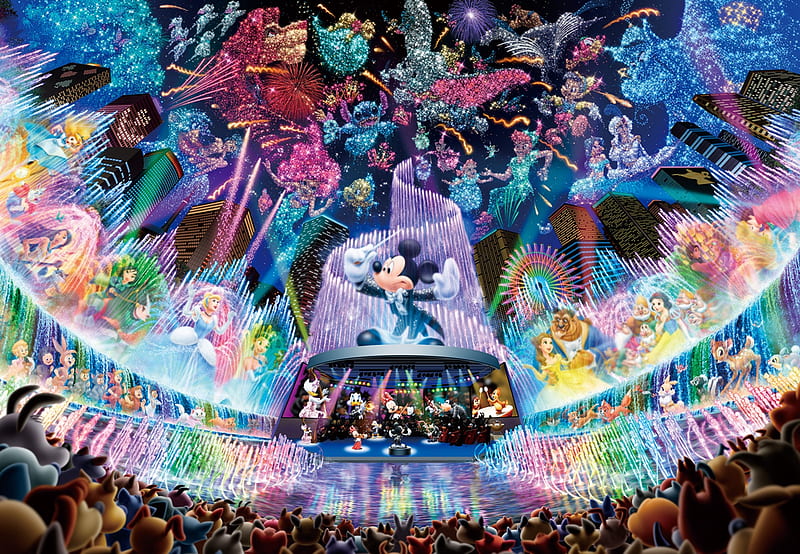 Disney World, world, child, fantasy, disney, mickey mouse, HD wallpaper