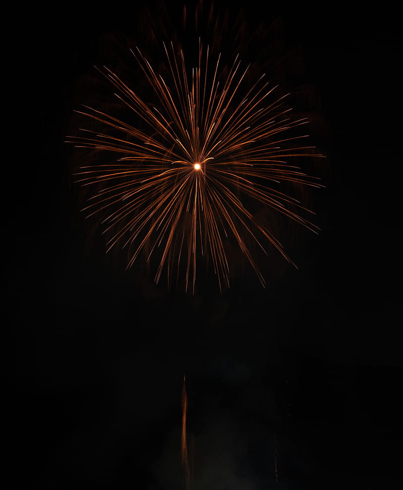 fireworks, sparks, dark, holiday, HD phone wallpaper