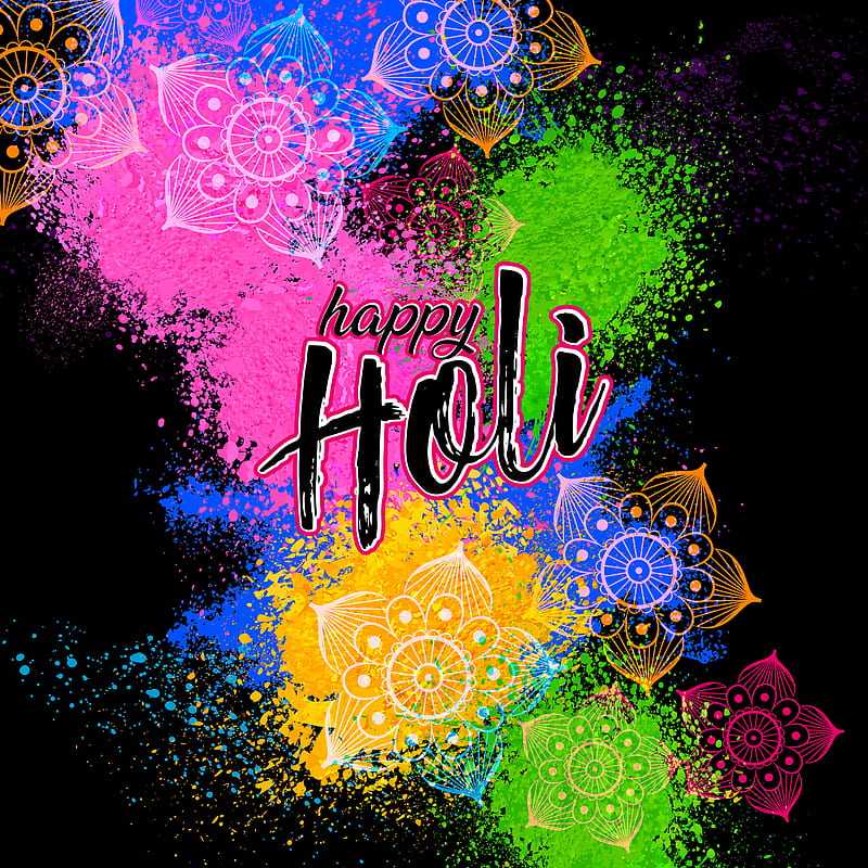 Happy Holi colors, Hindu festival, India, festival, festival of love,  festival of spring, HD phone wallpaper | Peakpx