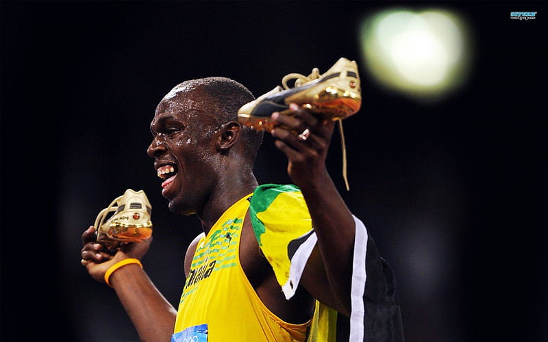 Usain Bolt, the man, an athlete, runner, world champion, a sprinter, olympic champion, HD wallpaper