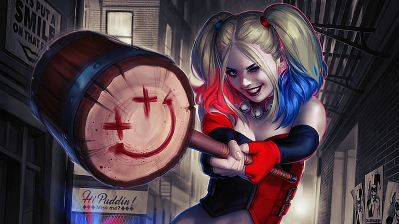 Harley Quinn New Art, harley-quinn, artwork, superheroes, HD wallpaper