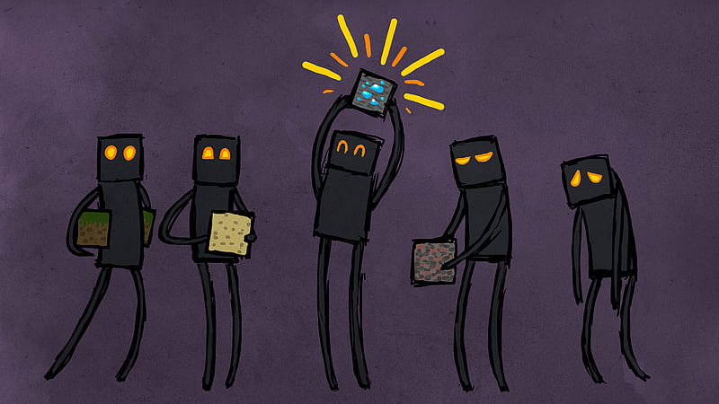 Cute enderman HD wallpapers | Pxfuel