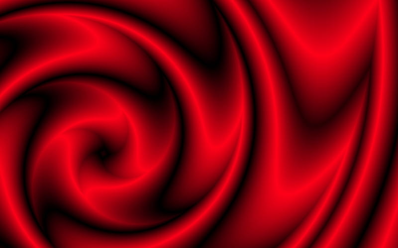 circles, rings, vortex, red silk, creative, HD wallpaper