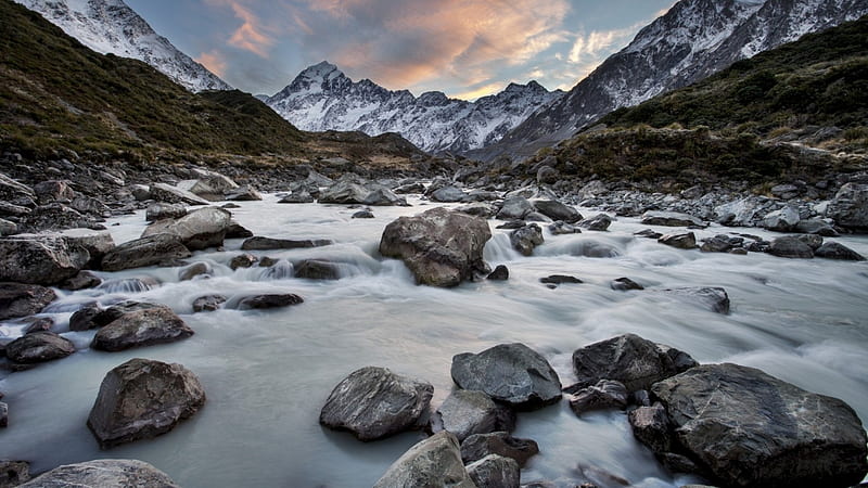 Running, stream, rocks, stones, mountains, nature, river, scene, landscape, HD  wallpaper | Peakpx