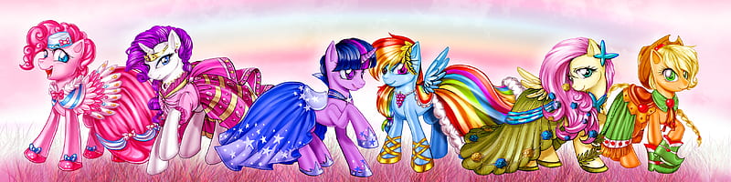 My Little Pony, Twilight Sparkle, Pinkie Pie, Rainbow Dash, Tv Show, My Little Pony: Friendship Is Magic, Applejack (My Little Pony), Fluttershy (My Little Pony), Rarity (My Little Pony), HD wallpaper