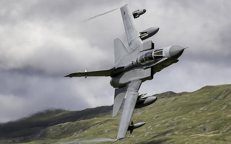 Panavia Tornado, german fighter, combat aircraft, Tornado GR4, military aircraft, HD wallpaper