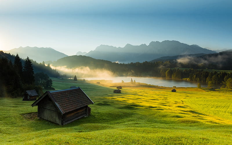 Bavaria alps meadow 2020 Travel Scenery, HD wallpaper