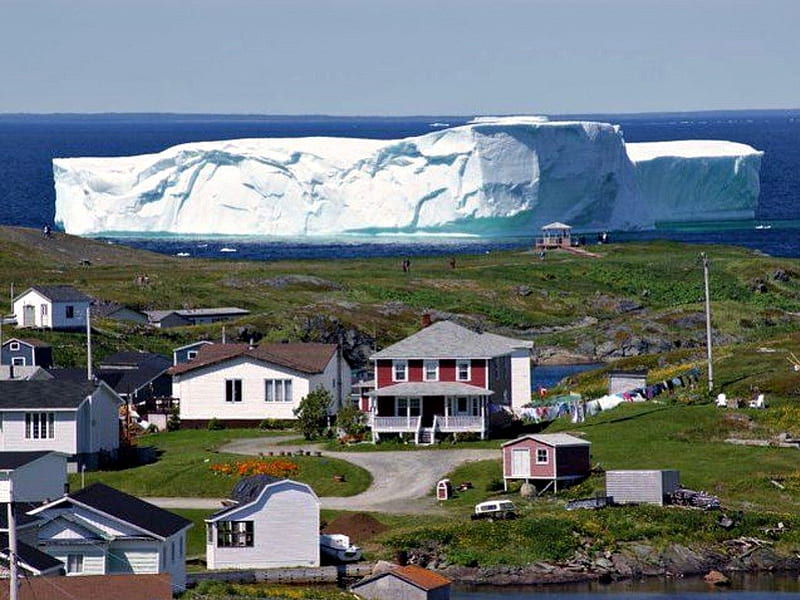 Passing Iceberg - Newfoundland, Icebergs, Iceberg, Newfoundland, Canada, HD wallpaper