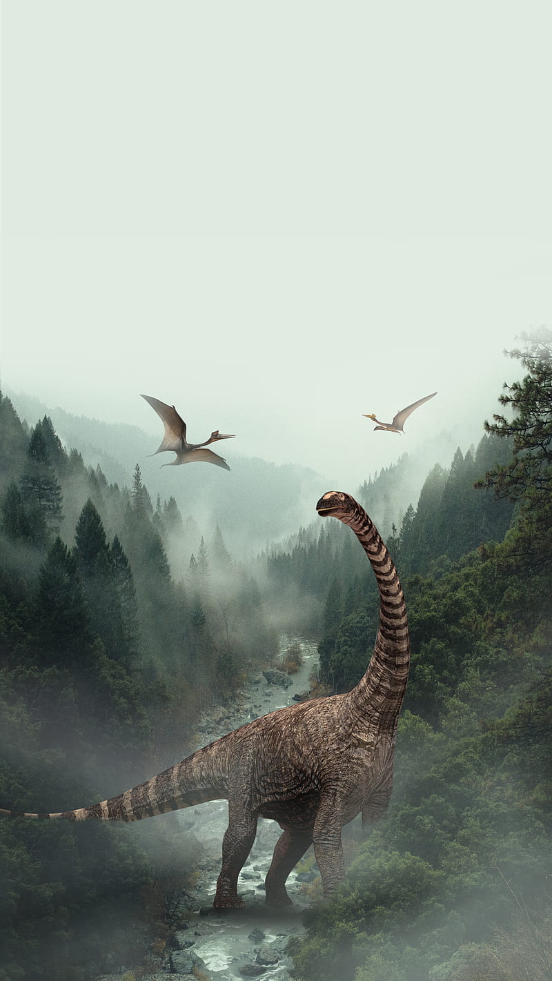 Dinosaur, Artoflost, HD phone wallpaper | Peakpx